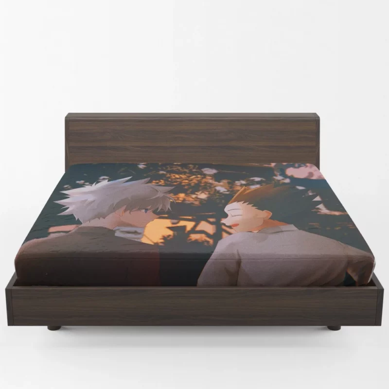 Friendship Unleashed Killua and Gon Anime Fitted Sheet 1