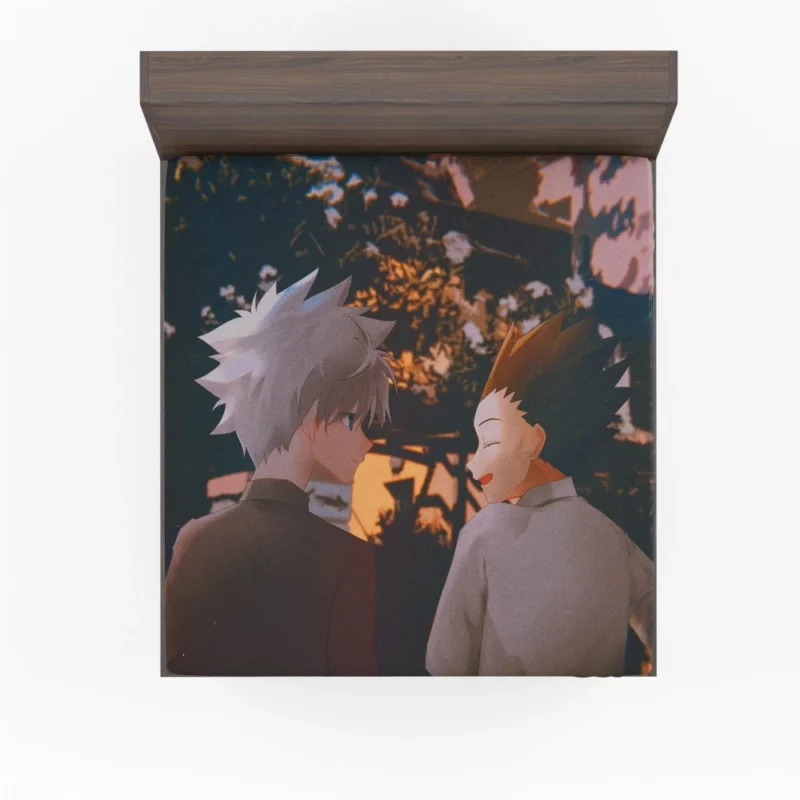 Friendship Unleashed Killua and Gon Anime Fitted Sheet