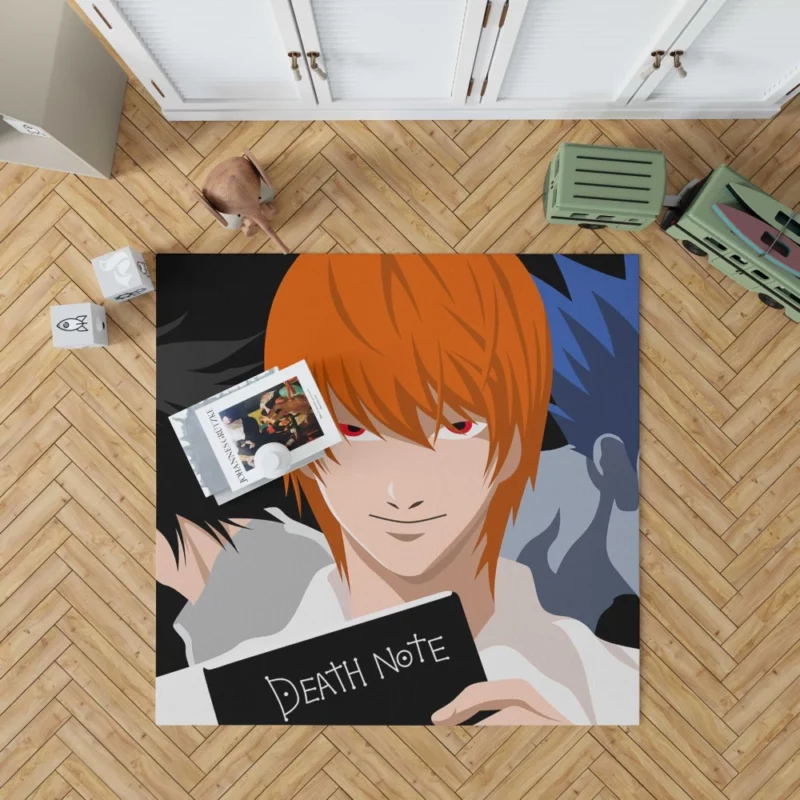 From Hero to Villain Light Yagami Anime Rug