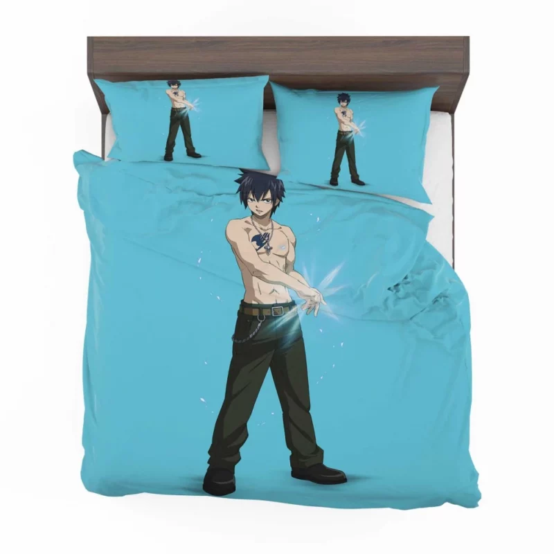 Frosty Wizardry Gray Power Anime Bedding Set 1