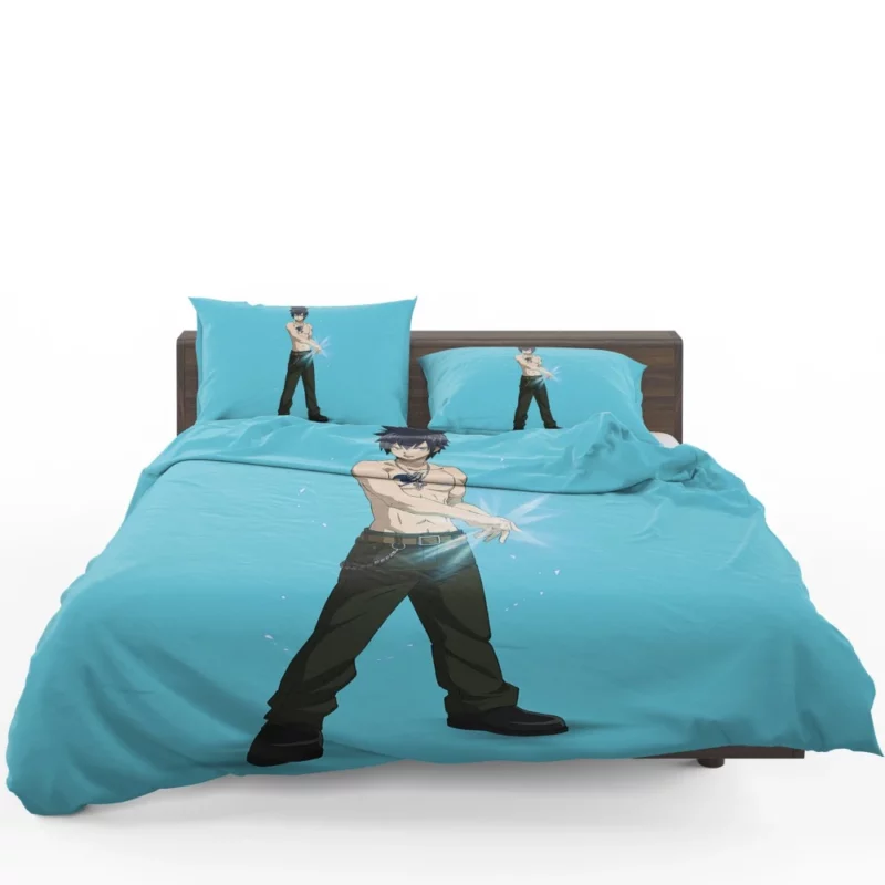 Frosty Wizardry Gray Power Anime Bedding Set