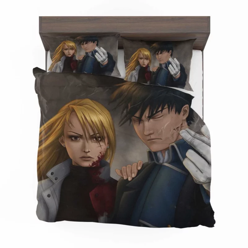 FullMetal Alchemist Fiery Riza Hawkeye Anime Bedding Set 1