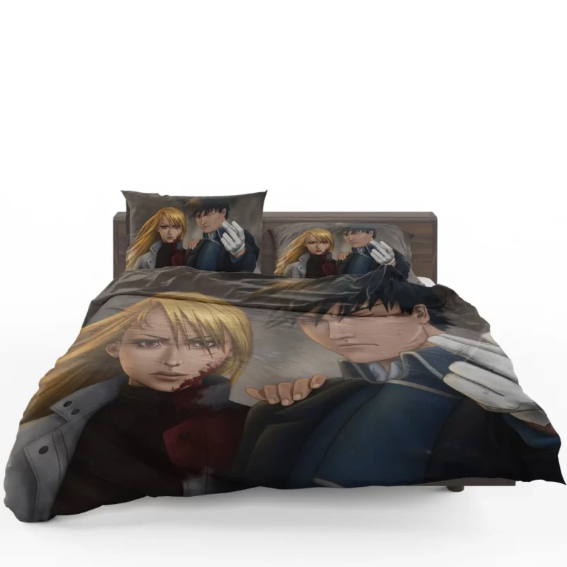 FullMetal Alchemist Fiery Riza Hawkeye Anime Bedding Set