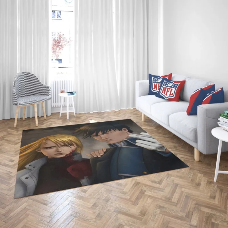 FullMetal Alchemist Fiery Riza Hawkeye Anime Rug 2