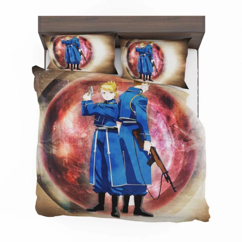 FullMetal Alchemist Sharpshooter Riza Hawkeye Anime Bedding Set 1