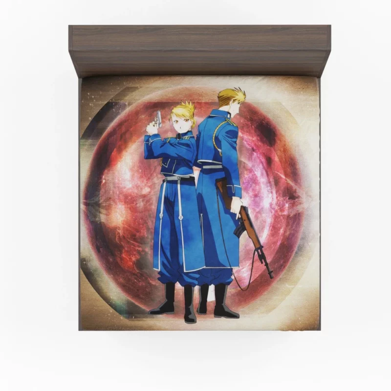 FullMetal Alchemist Sharpshooter Riza Hawkeye Anime Fitted Sheet