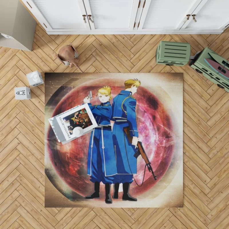 FullMetal Alchemist Sharpshooter Riza Hawkeye Anime Rug