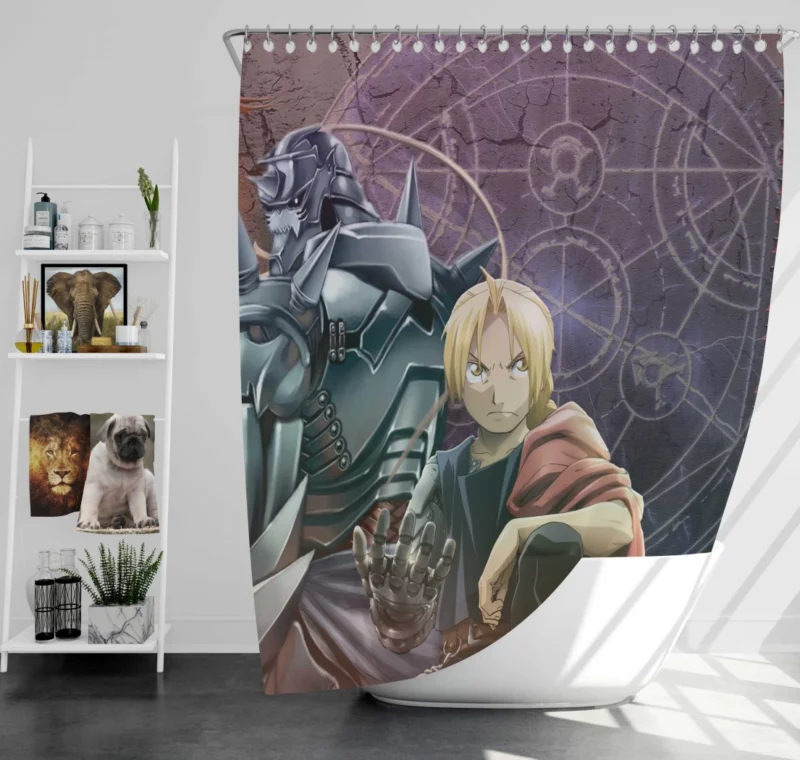 Fullmetal Alchemist Brothers Anime Shower Curtain