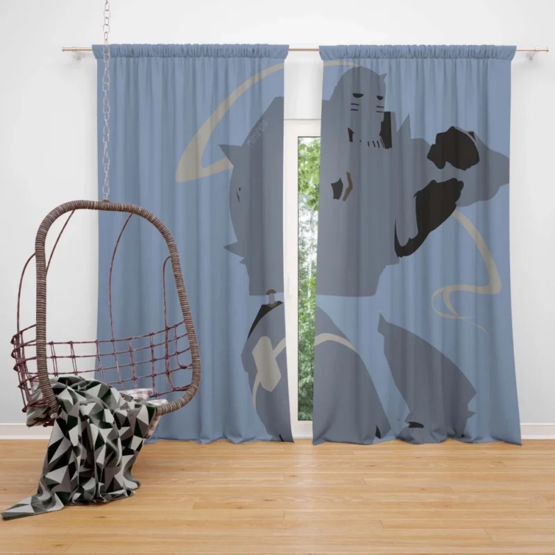 Fullmetal Alchemist Brothers Journey Anime Curtain