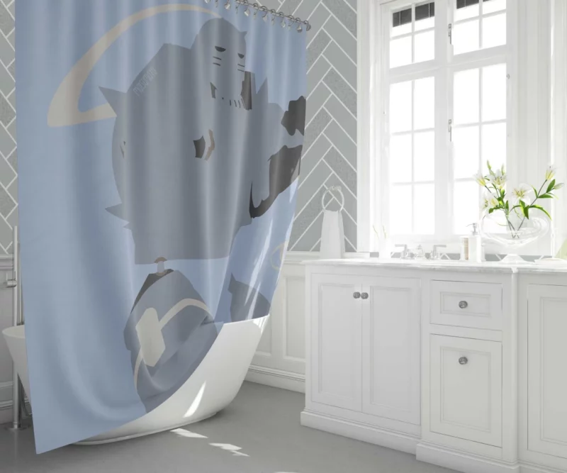 Fullmetal Alchemist Brothers Journey Anime Shower Curtain 1