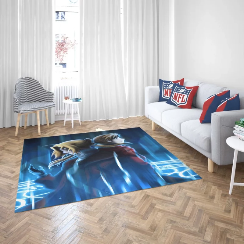 Fullmetal Alchemist Edward and Alphonse Anime Rug 2