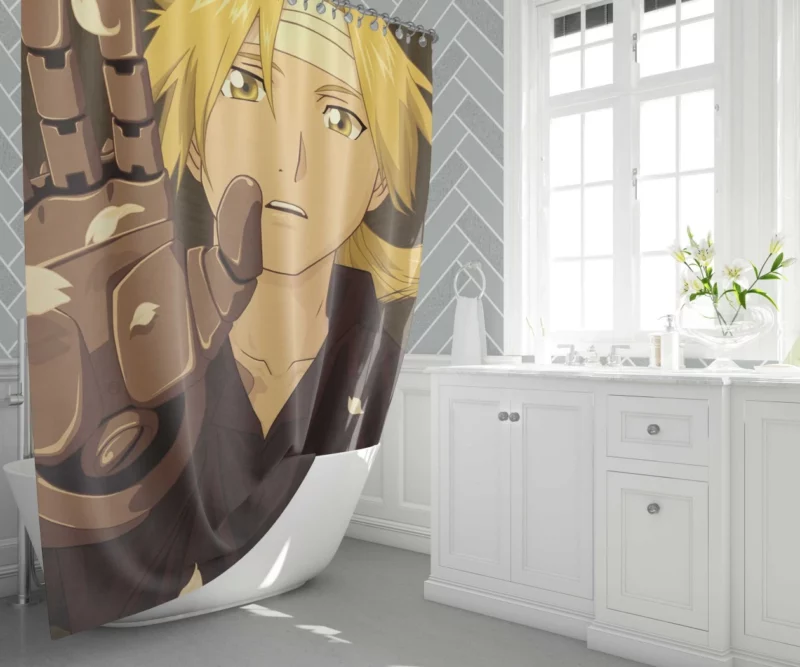 Fullmetal Alchemist Hero Anime Shower Curtain 1