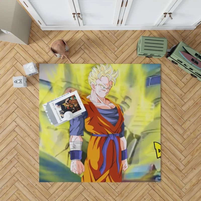 Future Gohan Battling for Hope Anime Rug