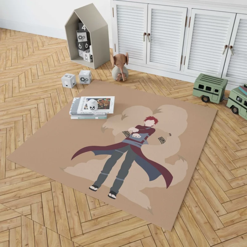 Gaara Desert Minimalist Anime Rug 1