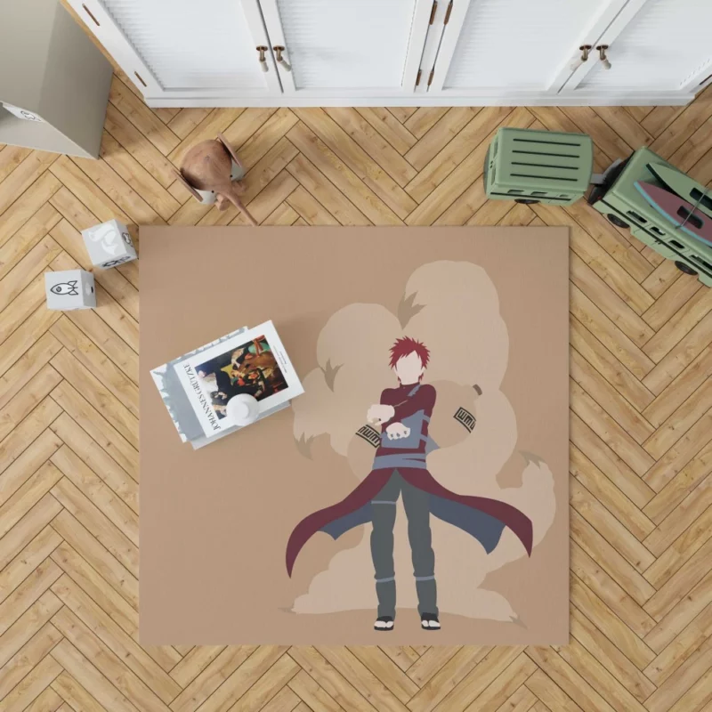 Gaara Desert Minimalist Anime Rug