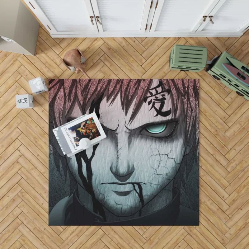 Gaara Desert Nomad Anime Rug