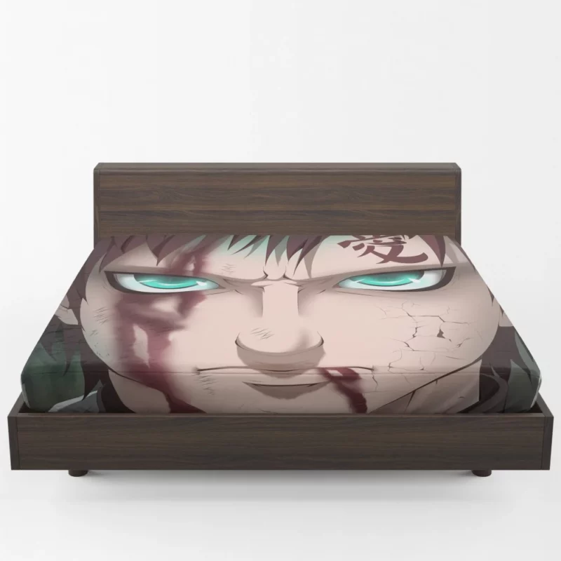 Gaara Journey Unfolds Anime Fitted Sheet 1