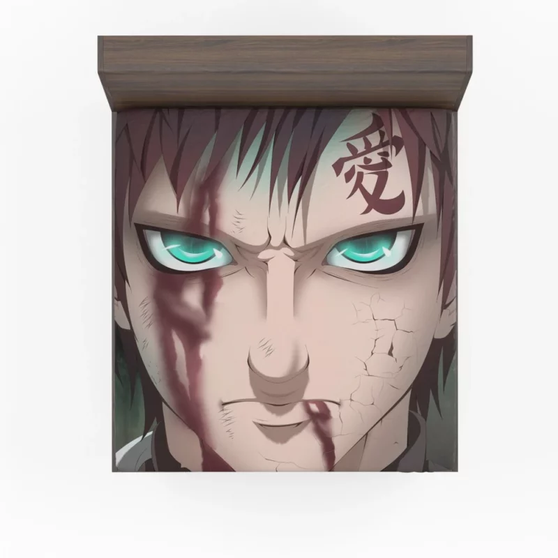 Gaara Journey Unfolds Anime Fitted Sheet