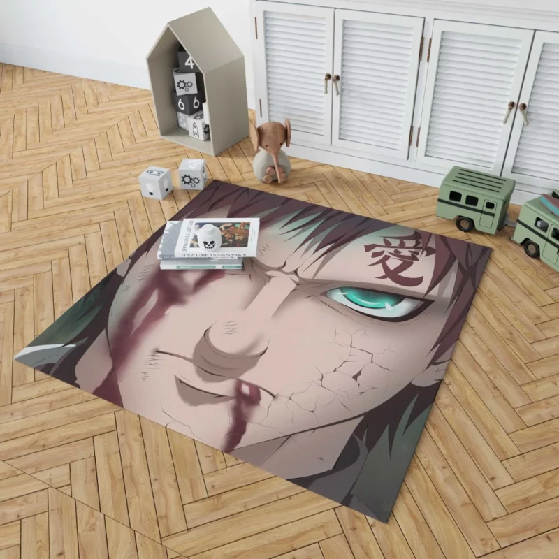 Gaara Journey Unfolds Anime Rug 1