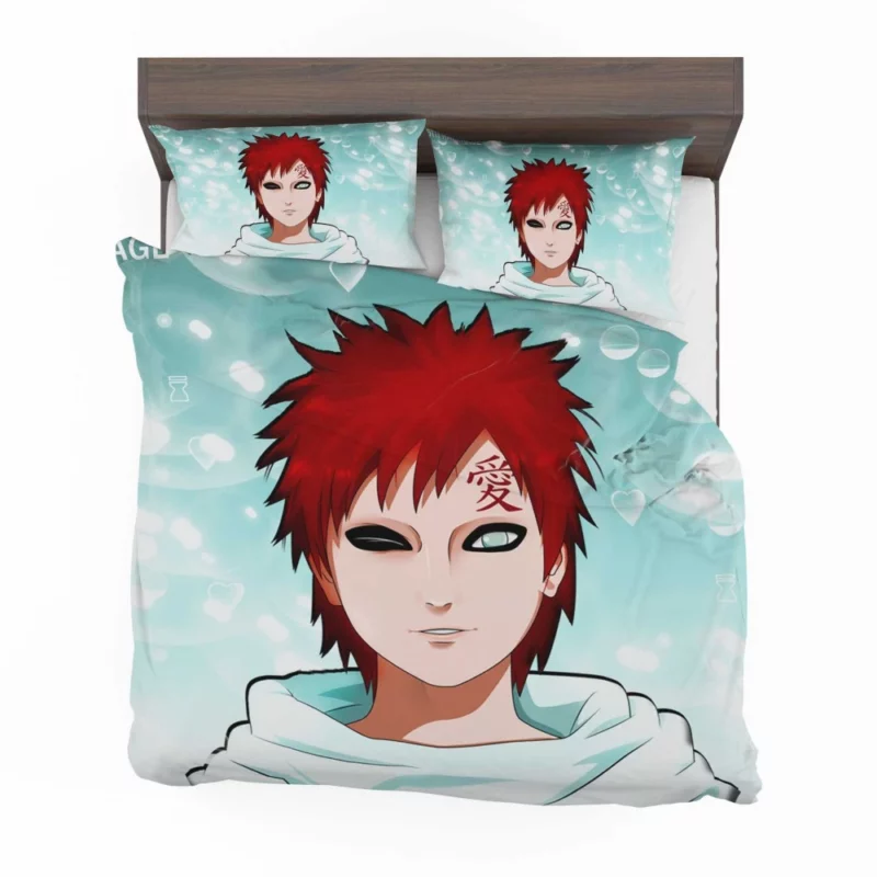 Gaara Power Unleashed Anime Bedding Set 1