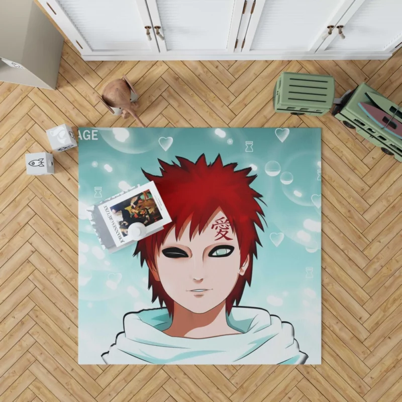 Gaara Power Unleashed Anime Rug