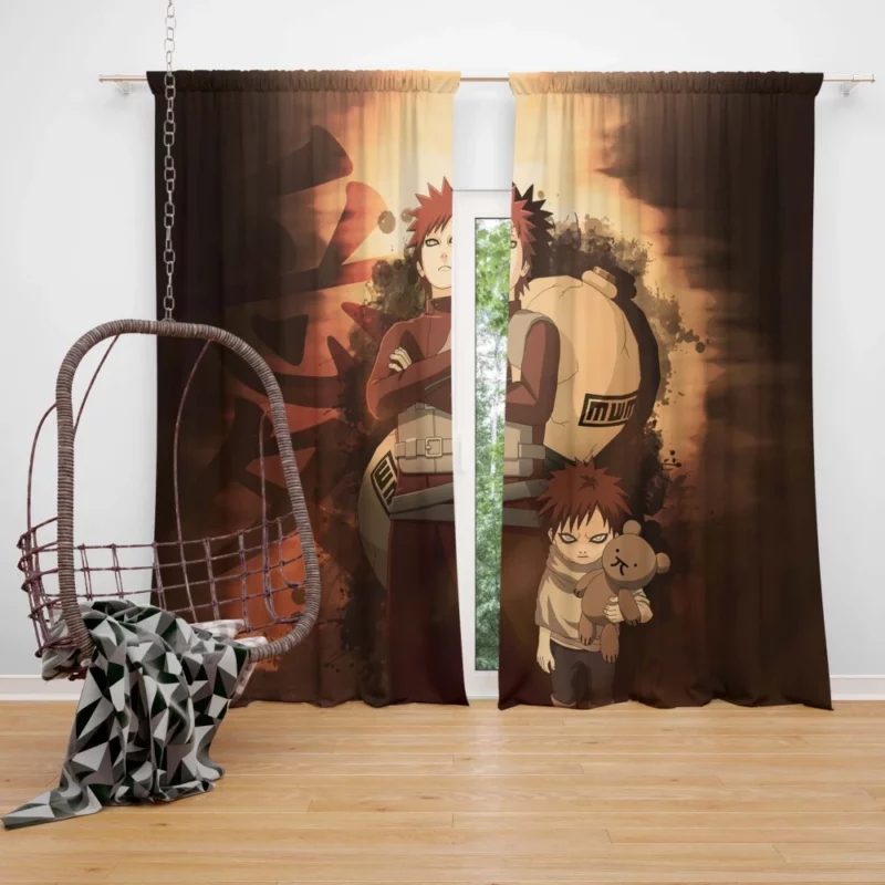 Gaara Resilience Shinobi Legacy Anime Curtain