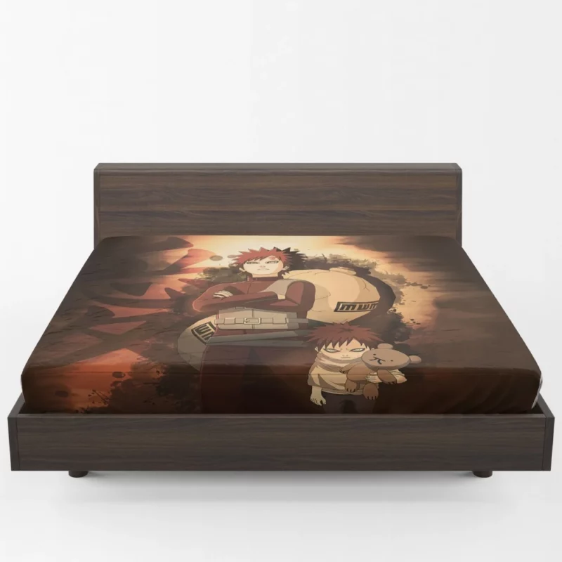 Gaara Resilience Shinobi Legacy Anime Fitted Sheet 1