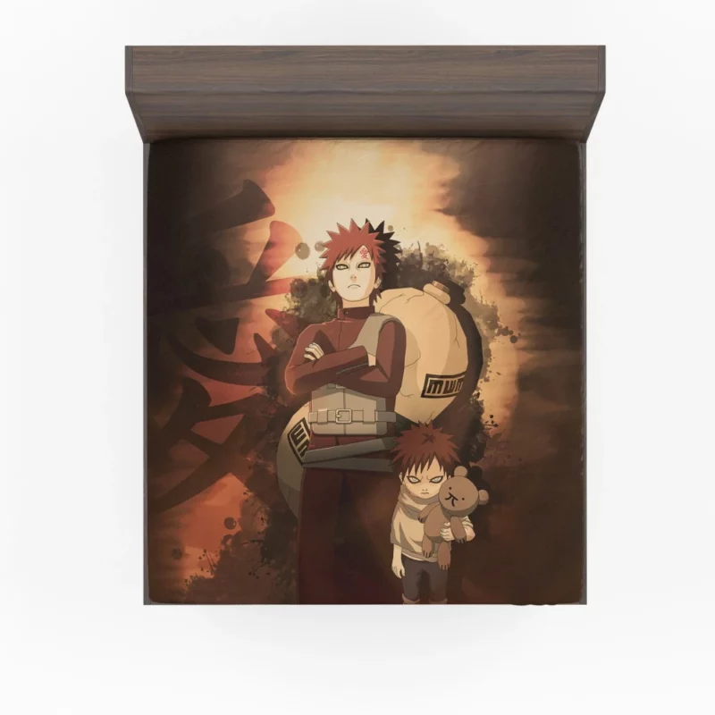 Gaara Resilience Shinobi Legacy Anime Fitted Sheet