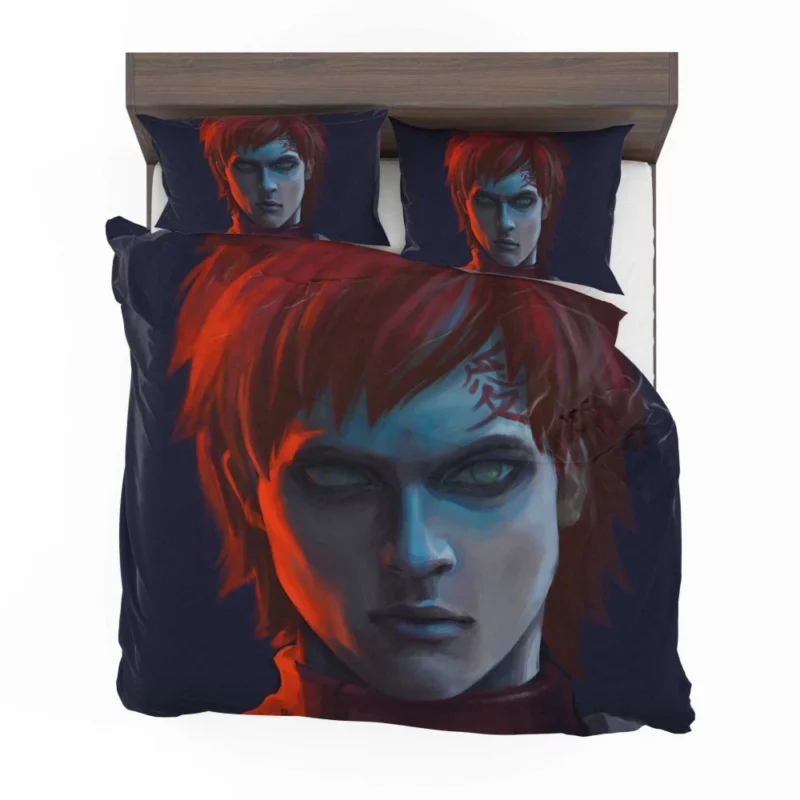 Gaara Sand Shinobi Saga Anime Bedding Set 1