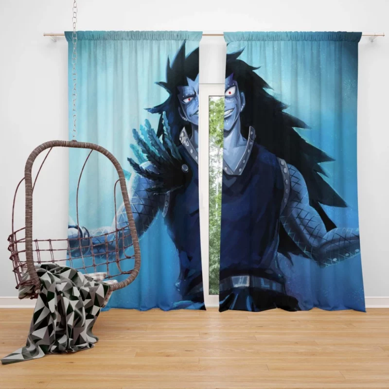 Gajeel Redfox Dragon Slayer Might Anime Curtain