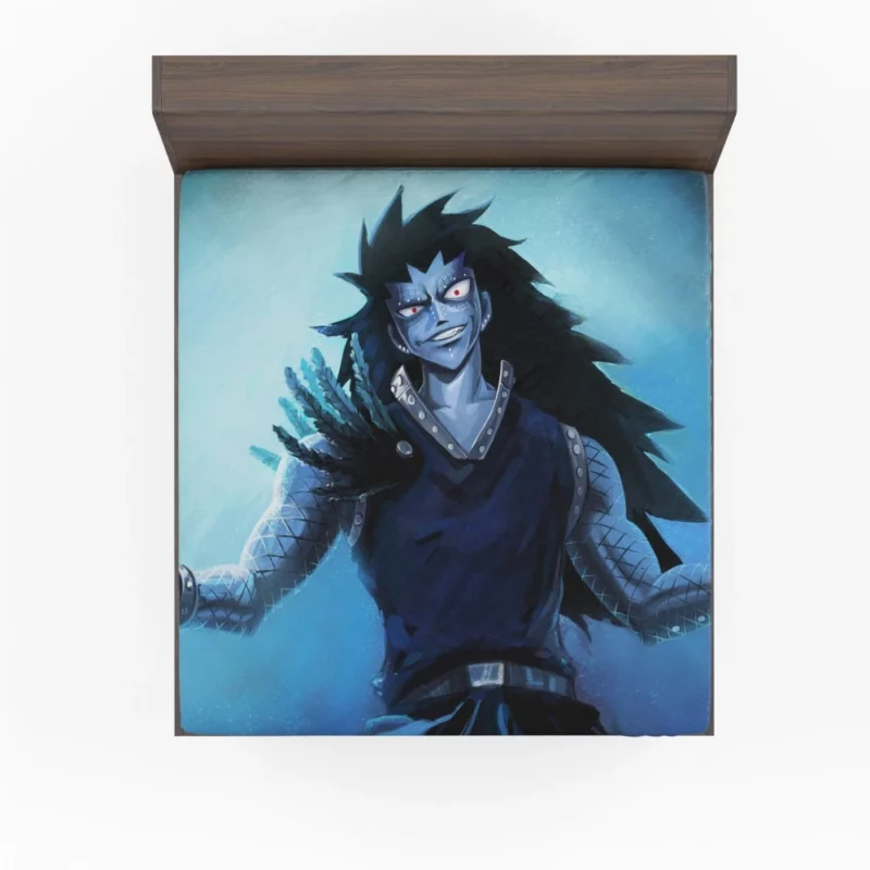 Gajeel Redfox Dragon Slayer Might Anime Fitted Sheet