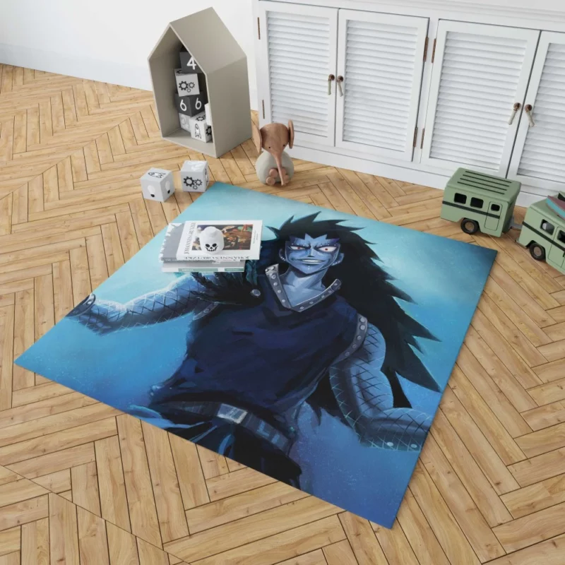 Gajeel Redfox Dragon Slayer Might Anime Rug 1