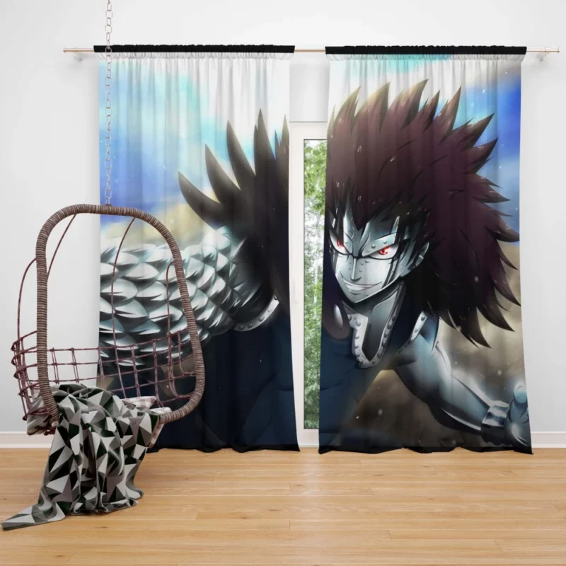 Gajeel Redfox Fairy Tail Iron Anime Curtain