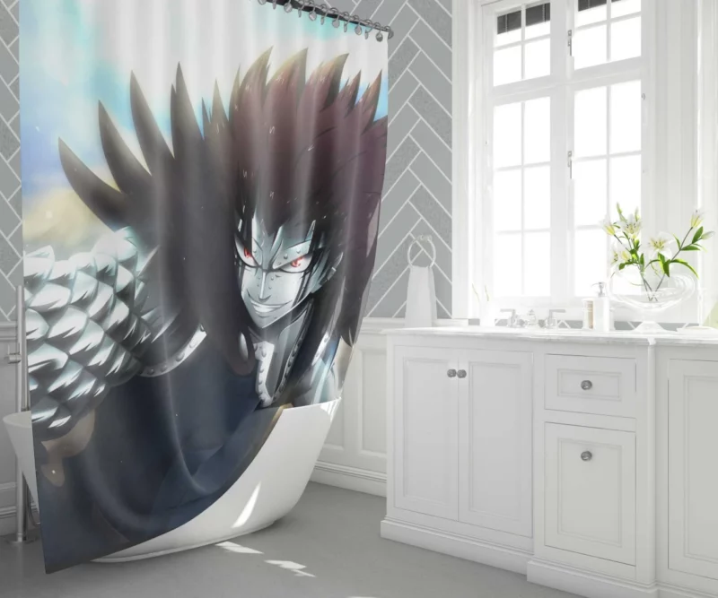 Gajeel Redfox Fairy Tail Iron Anime Shower Curtain 1