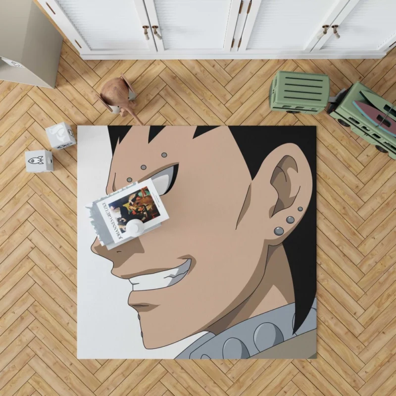 Gajeel Redfox Iron Dragon Slayer Anime Rug