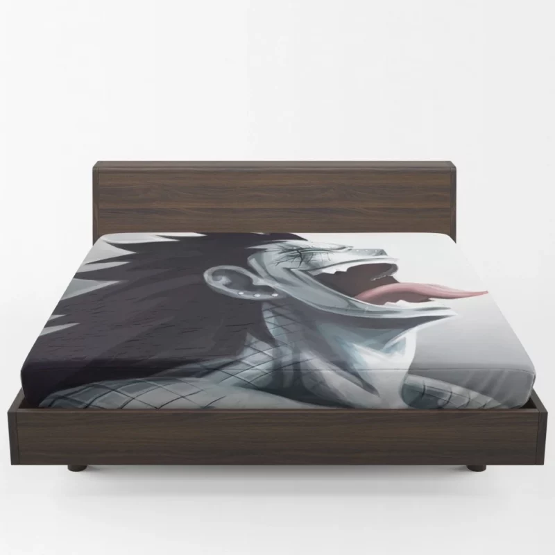 Gajeel Redfox Unbreakable Resolve Anime Fitted Sheet 1