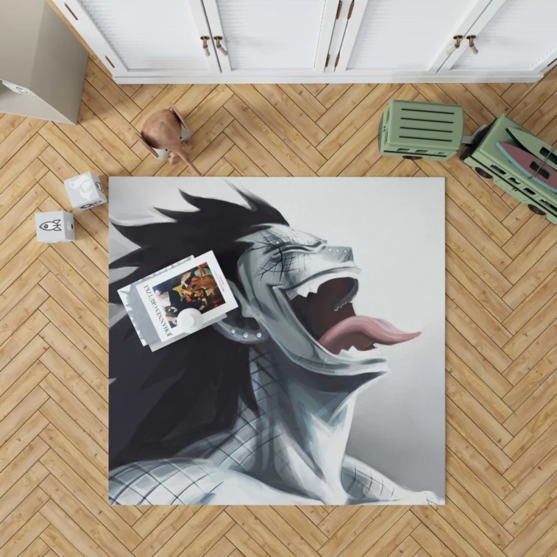 Gajeel Redfox Unbreakable Resolve Anime Rug