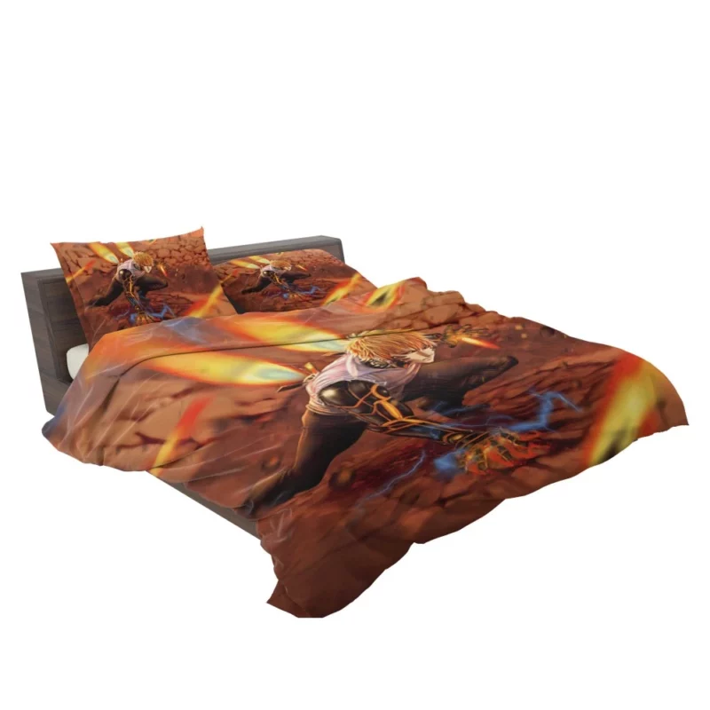 Genos Fiery Arsenal of One-Punch Man Anime Bedding Set 2