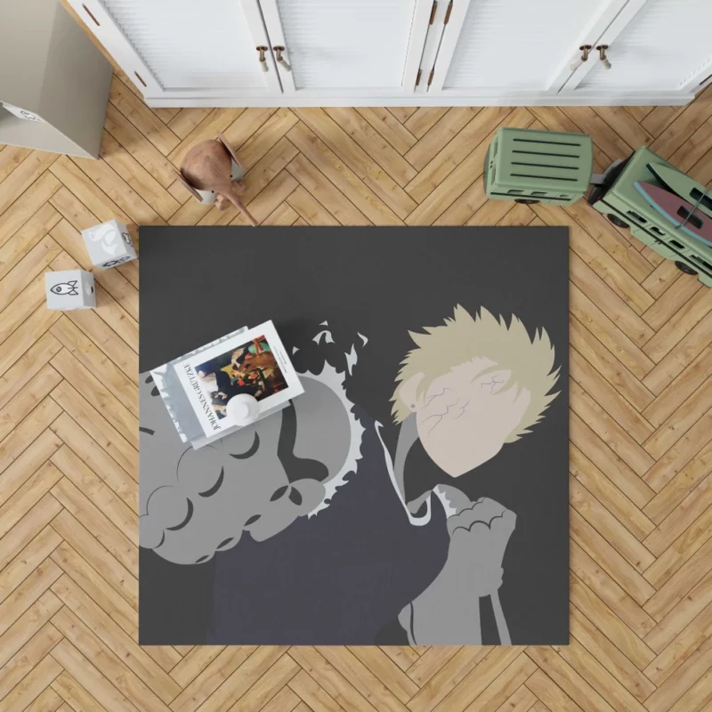 Genos One-Punch Man Battle Machine Anime Rug