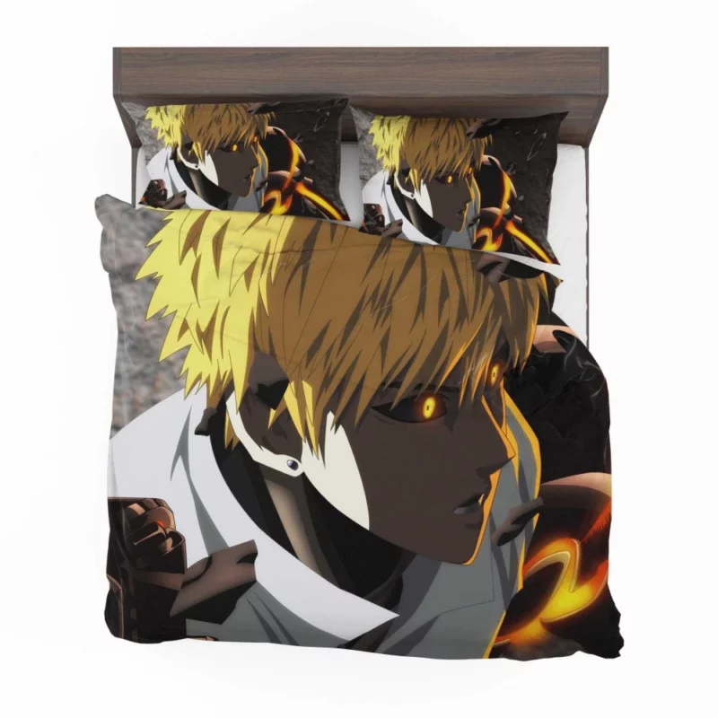 Genos One-Punch Man Cyborg Hero Anime Bedding Set 1