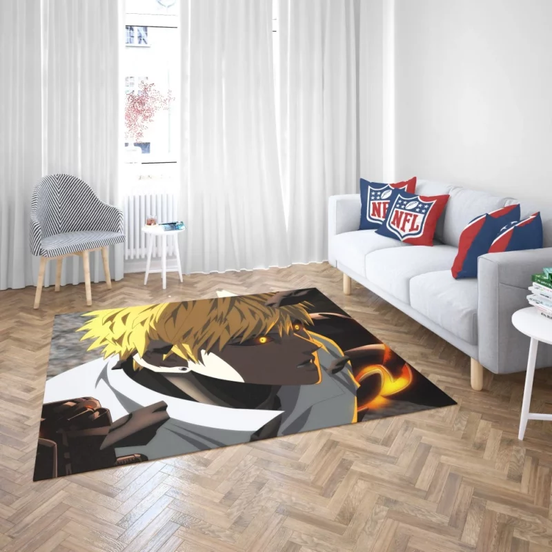 Genos One-Punch Man Cyborg Hero Anime Rug 2