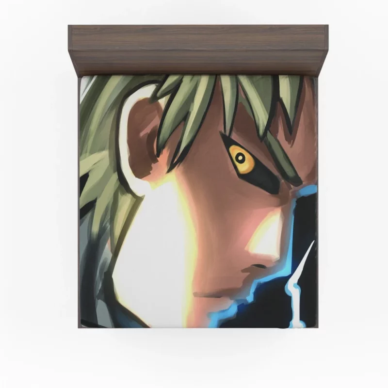 Genos One-Punch Man Metallic Avenger Anime Fitted Sheet