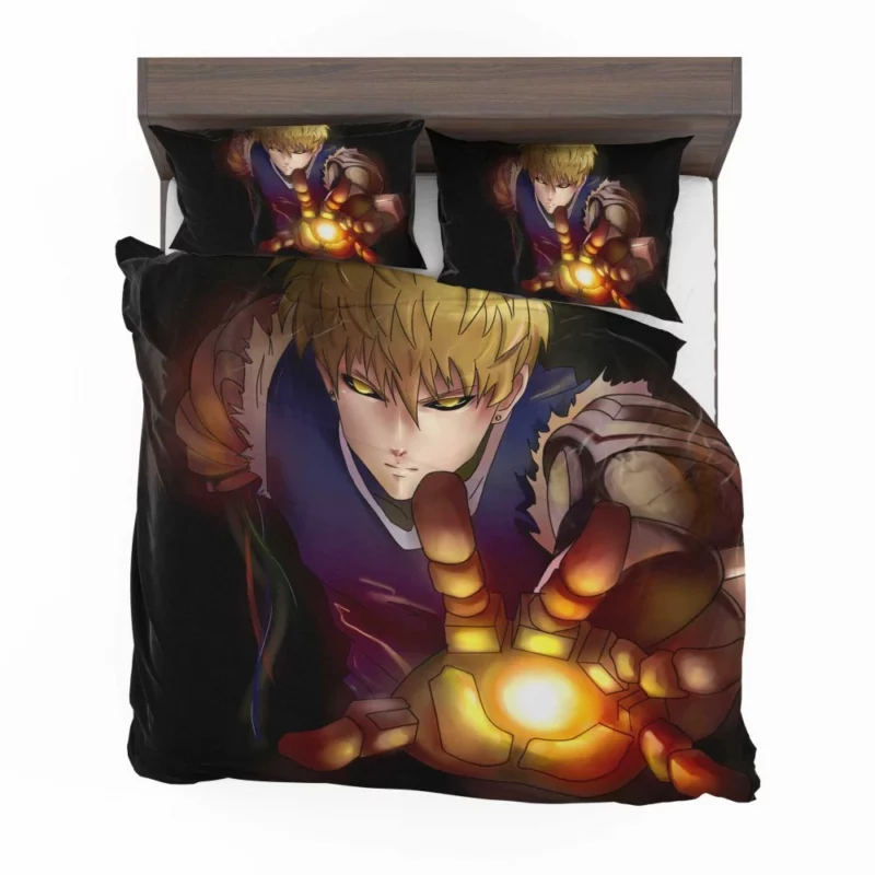 Genos One-Punch Man Relentless Cyborg Anime Bedding Set 1