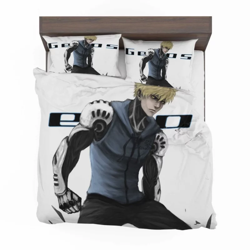 Genos One-Punch Man Resolute Fighter Anime Bedding Set 1