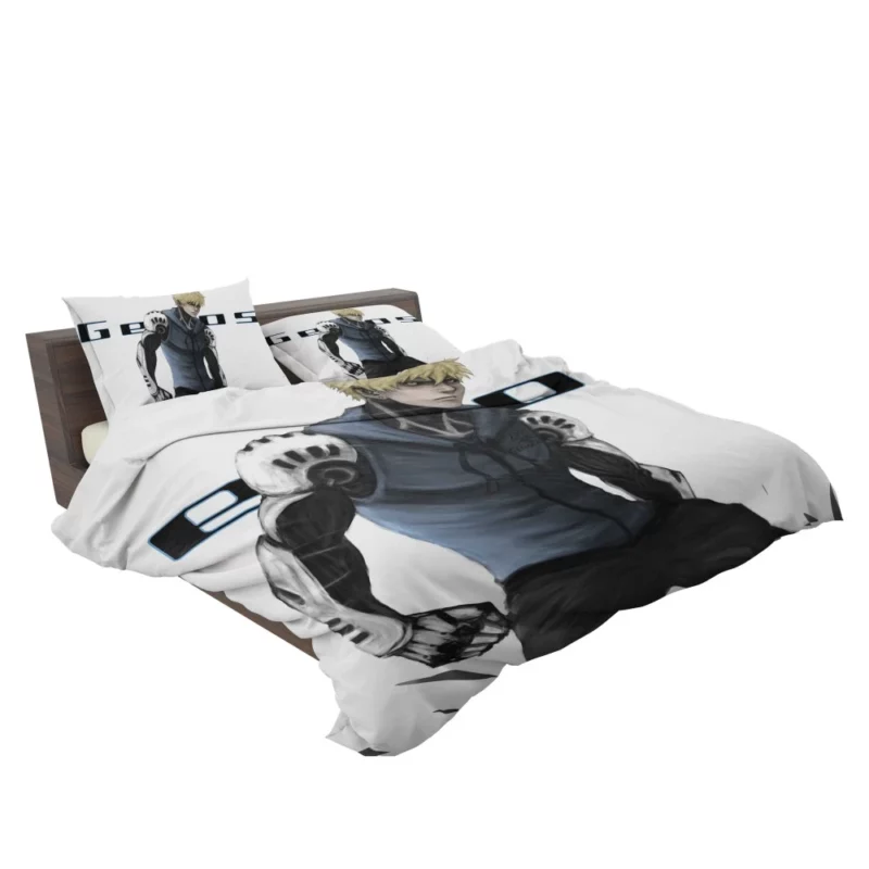 Genos One-Punch Man Resolute Fighter Anime Bedding Set 2