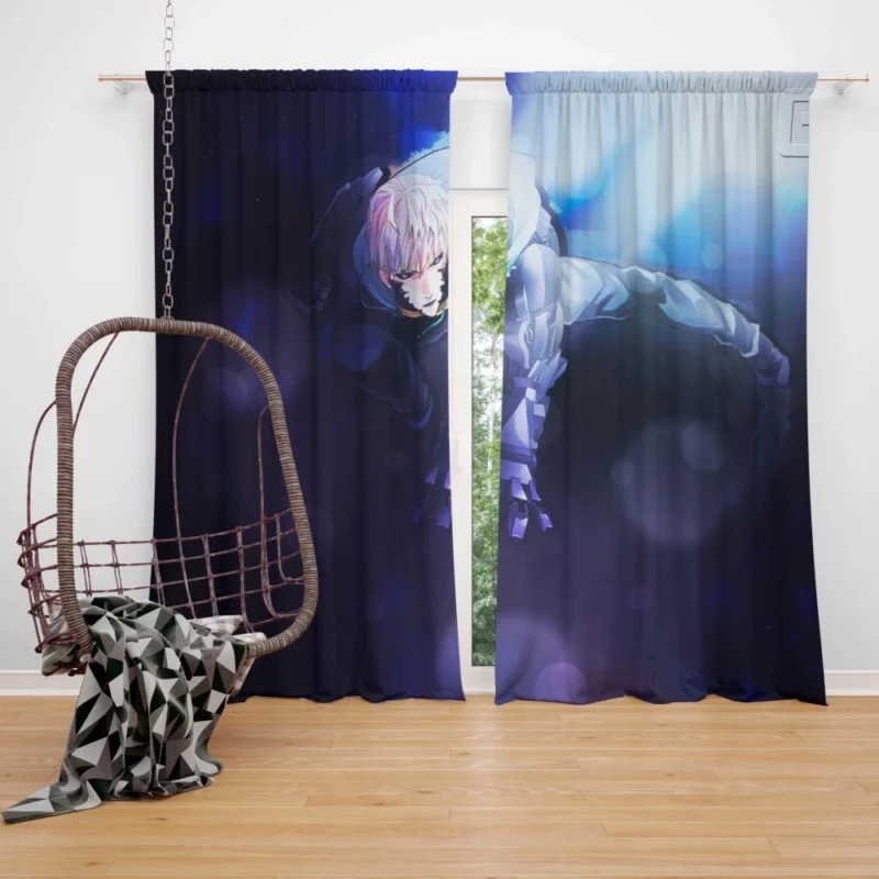 Genos One-Punch Man Robotic Guardian Anime Curtain