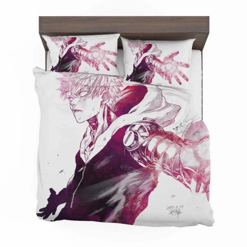 Genos One-Punch Man Tech-Enhanced Hero Anime Bedding Set 1