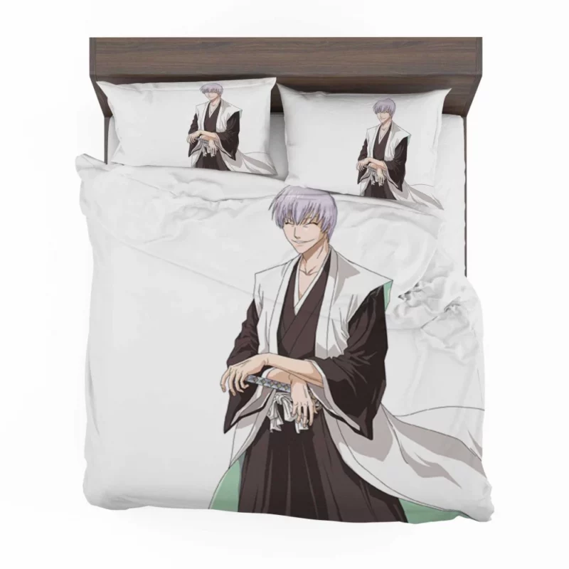 Gin Ichimaru Bleach Crafty Swordsman Anime Bedding Set 1