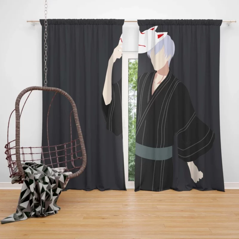 Gin Ichimaru Bleach Deceptive Captain Anime Curtain