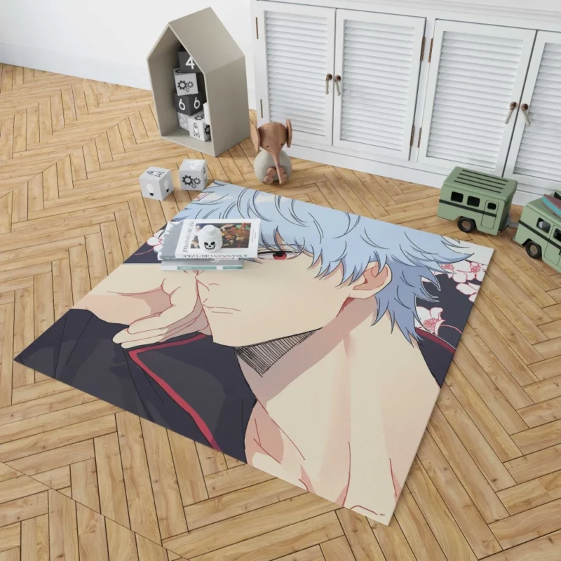 Gintoki Adventures in Gintama Anime Rug 1